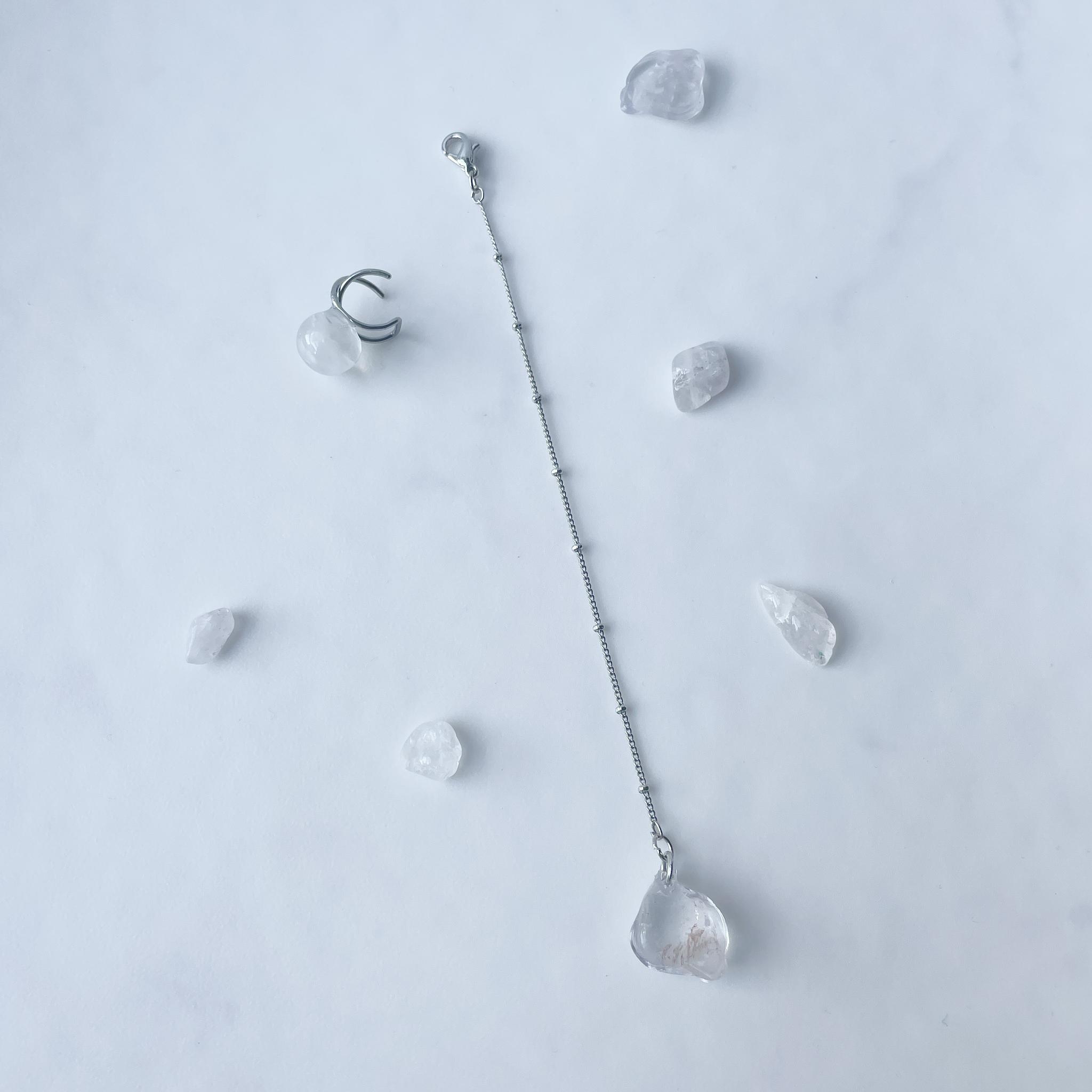 クールな氷の2WAYイヤーカフ | 2枚目