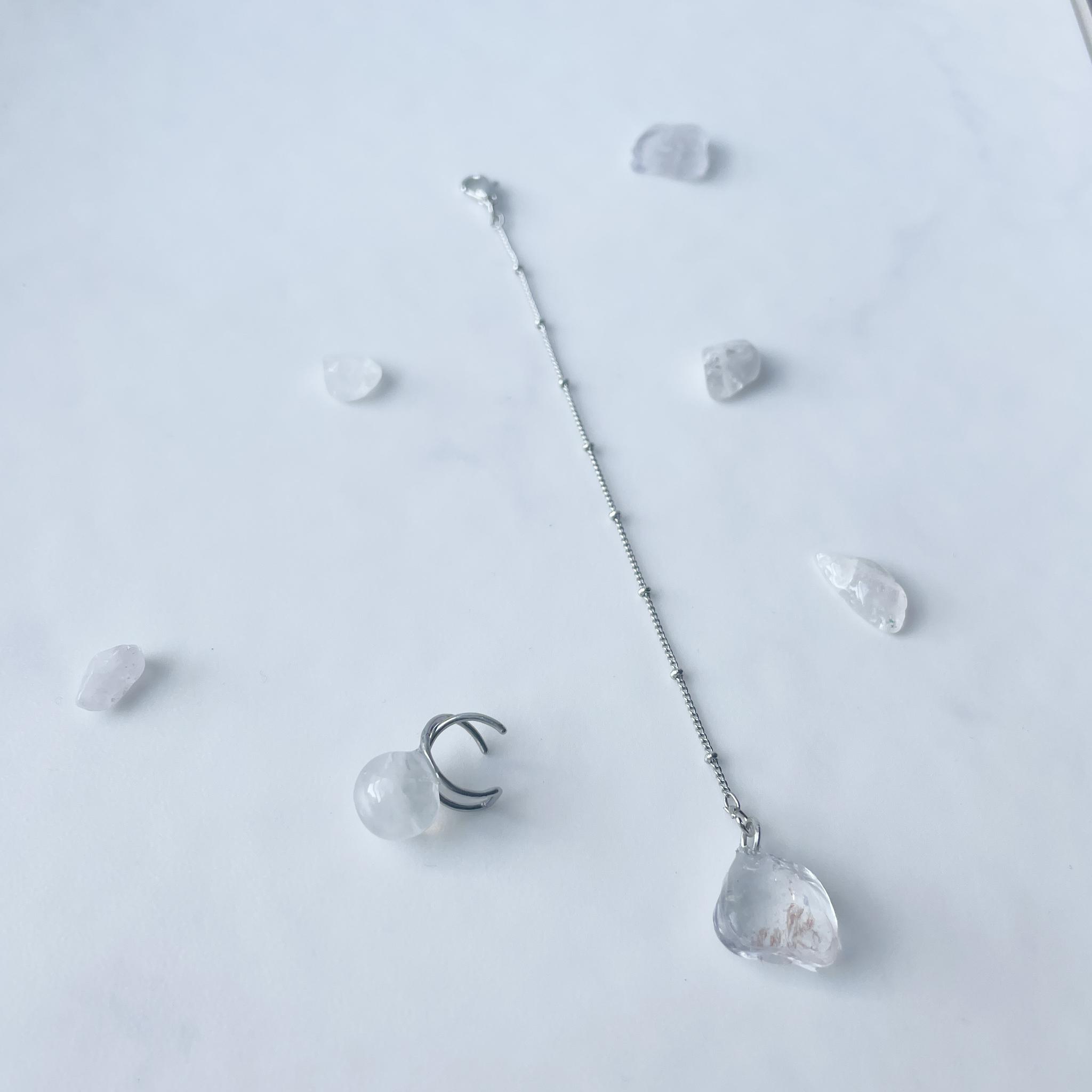 クールな氷の2WAYイヤーカフ | 3枚目