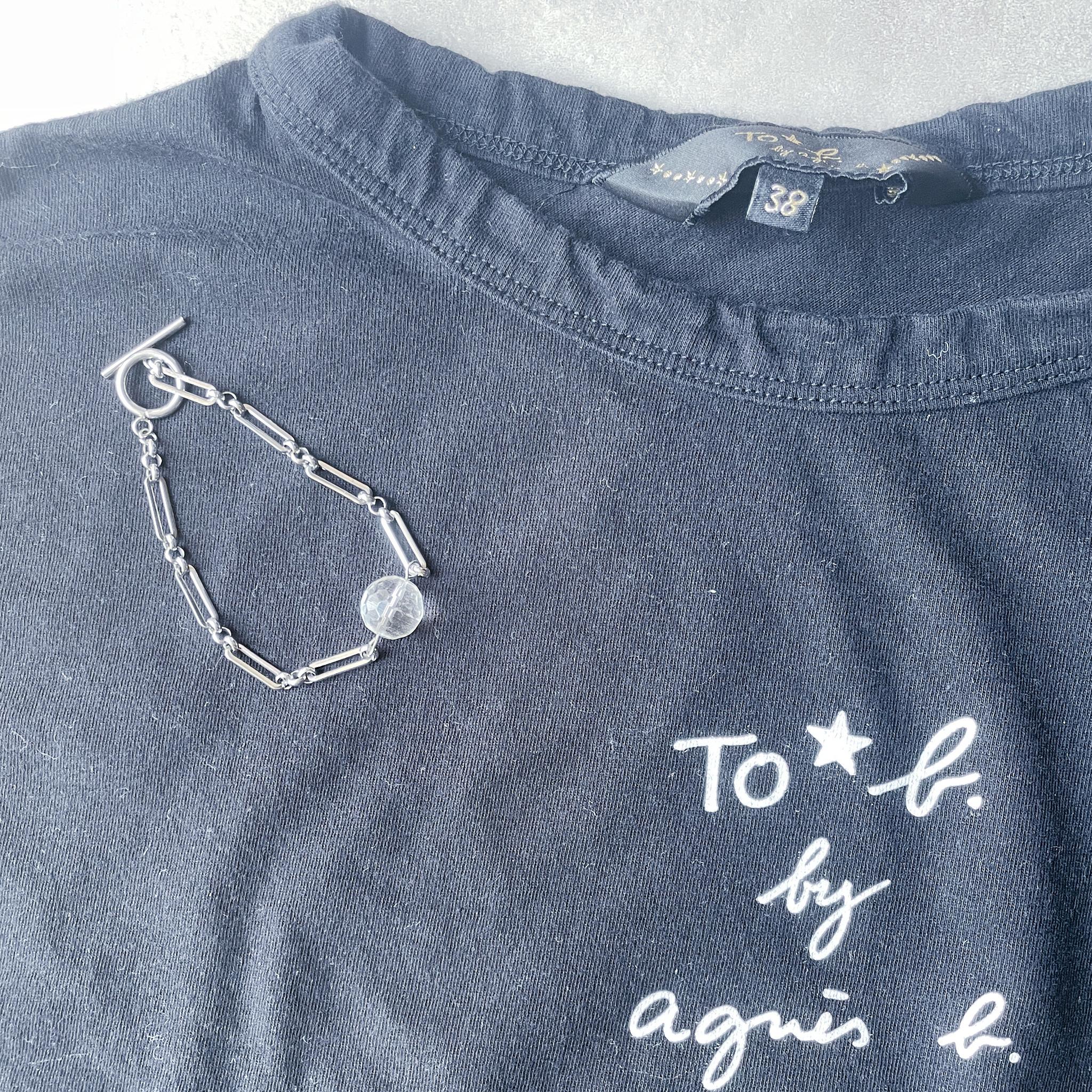 クォーツ✕クールなメタルチェーンブレスレット◇サージカルステンレスで汗にも強い！＆マンテルで留めるの簡単 | 13枚目