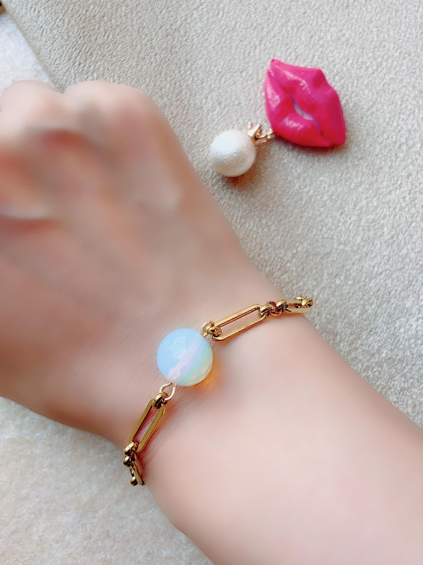 クォーツ✕クールなメタルチェーンブレスレット◇サージカルステンレスで汗にも強い！＆マンテルで留めるの簡単 | 9枚目